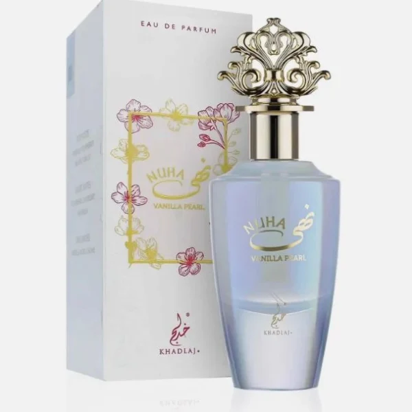 Khadlaj Nuha Vanilla Pearl for Women Eau de Parfum Spray | Luxurious Vanilla Perfume